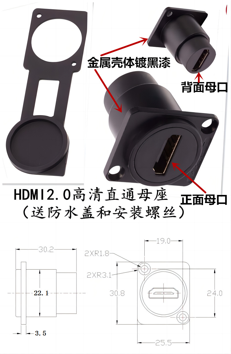 DHDMI˫ͨģתͷ DPƵĸӿ HDTVź