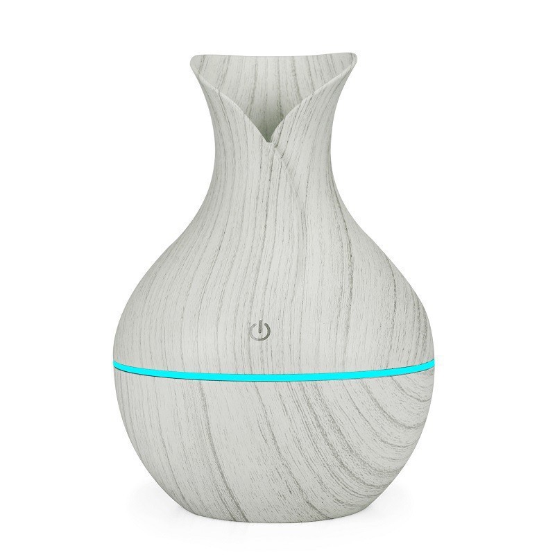 Nuevo producto antiguo estilo antiguo humidificador de vasijas de flores luces coloridas luces de atmósfera adornos de regalo silencioso humidificador de niebla grande