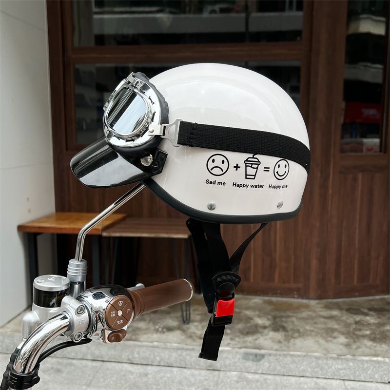 Retro Motorcycle Style Helmet