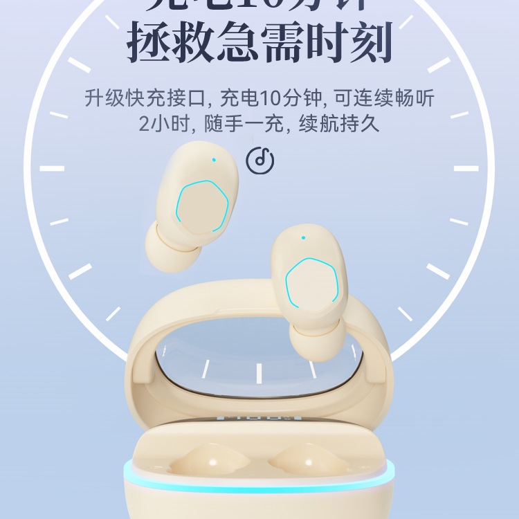 Auriculares inalámbricos Bluetooth 2024 nuevo tipo de reducción de ruido en la oreja para niños y niñas con batería de larga duración Shi'y para Apple