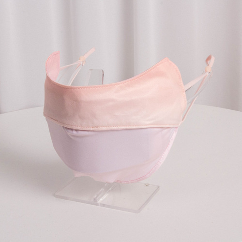 Summer adult tie-dye sunscreen for women, outdoor cycling anti-UV gradient sunshade ice silk sunscreen mask