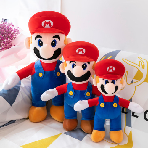 Cross-border foreign trade plush toys Super Mario doll Mario cartoon doll rag doll children's birthday gift