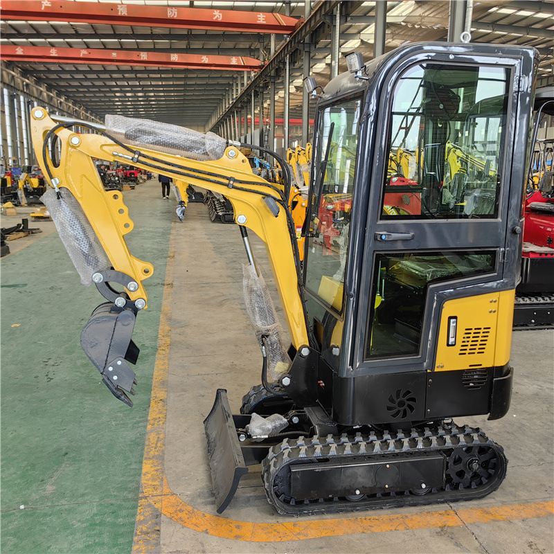 出口加拿大微型履带挖掘机 1吨室内拆装小挖机  一机多用小勾机