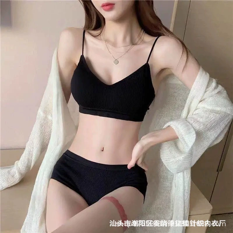 Красавица спина нижнее белье черный маленький камзол жилет женский внутренний 2025 летний новый бюстгальтер скрещенный топ с открытой спиной можно носить снаружи