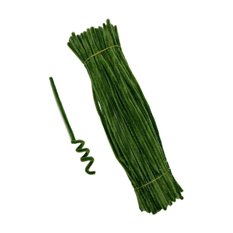 Cifrado [6mm Twisted stick] DIY tiras de lana de colores material hecho a mano de los niños ramo de terciopelo de dinosaurio lana Raíz de lana tiras