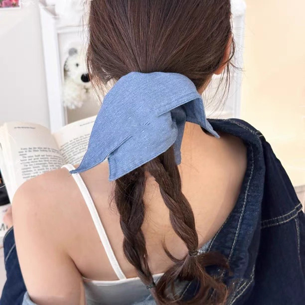 髪を結ぶためのフランスの特大ヘアゴム、女性用の高級ヘアロープ、レースのポニーテール、ゴムバンドヘアアクセサリー|undefined