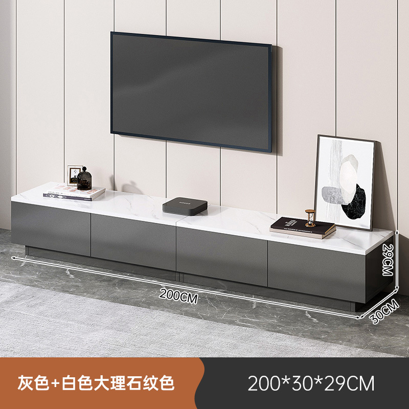 Gabinete de TV sala de estar Hogar Moderno minimalista 2024 nueva mesa de piso pequeño apartamento nórdico estilo de registro gabinete de TV