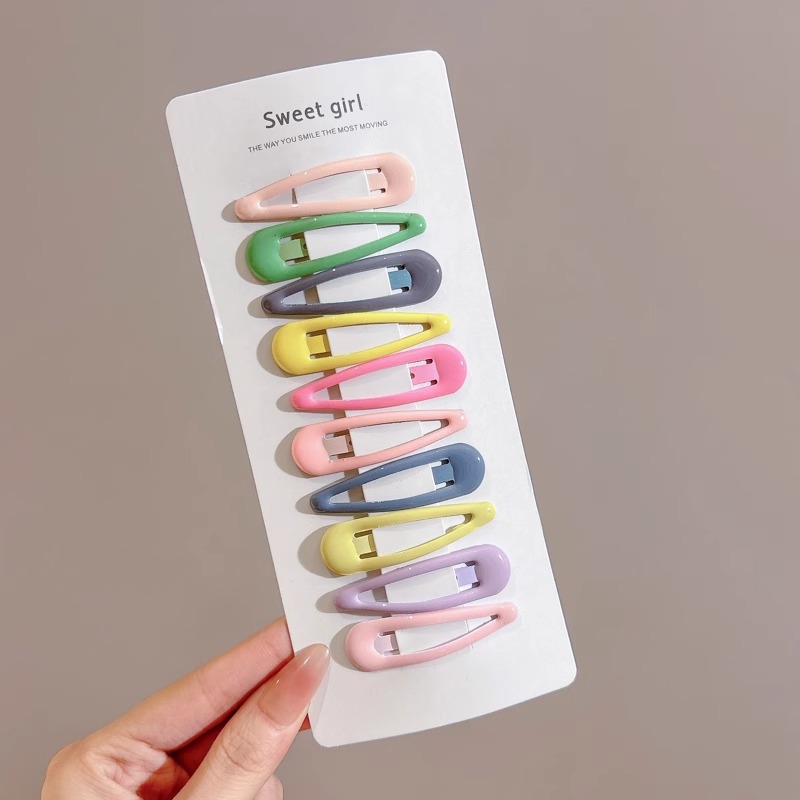 Horquilla estrella, lindo color en la frente para niños, flequillo bb, clip pequeño para el cabello roto en el costado de las niñas, sin dañar el tocado del cabello