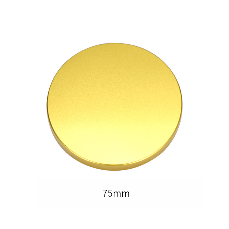 80 cubierta de lata de metal vela taza de cerámica sellado de cerámica embalaje de metal aromático tapa de aleación de colores