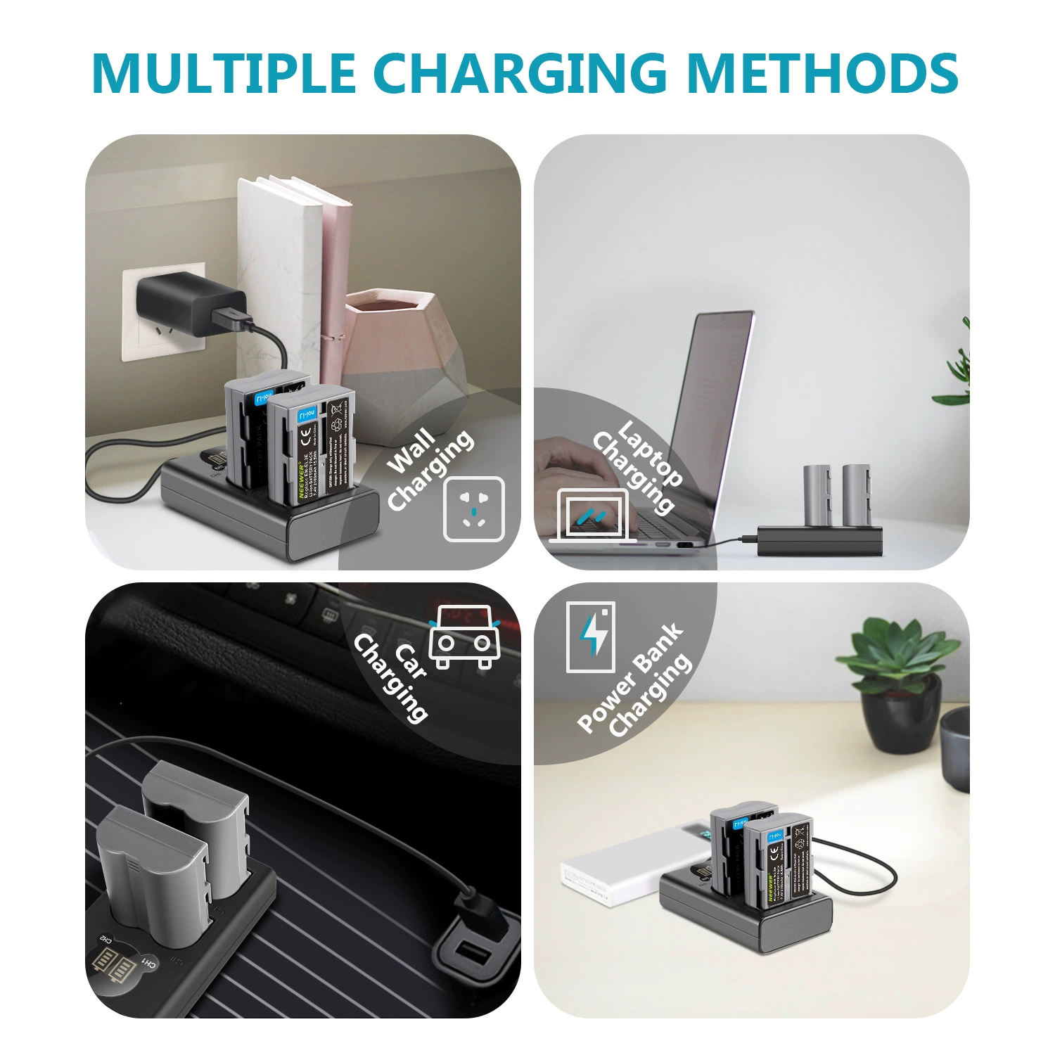 Nikon, camera, battery, compatible charger, 2100mah, D90, D80