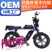 厂家出口金雅电动车定制贴牌宽胎雪地沙滩车锂电车胖胎电动自行车