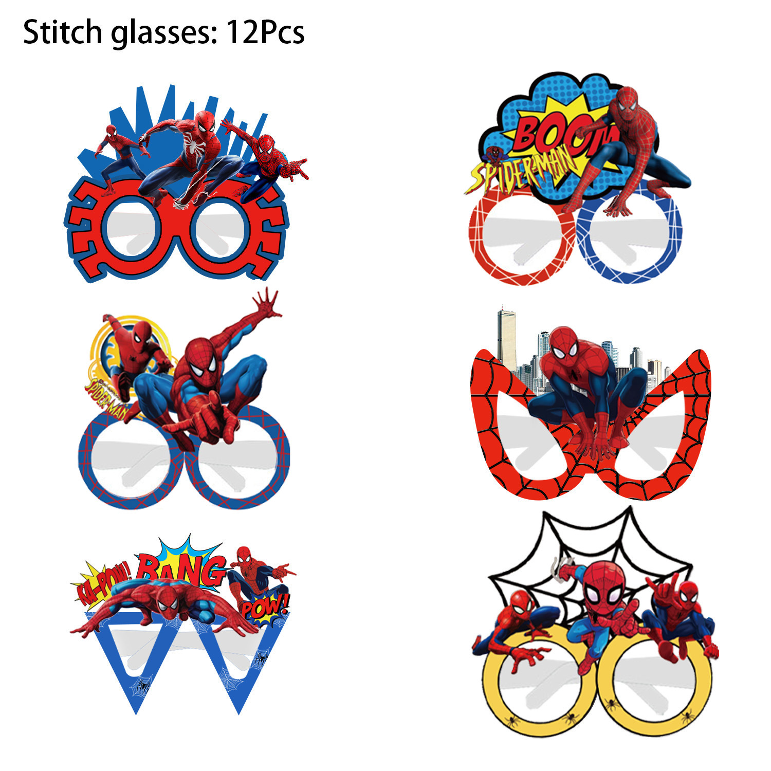 스파이더맨 안경-12PCS