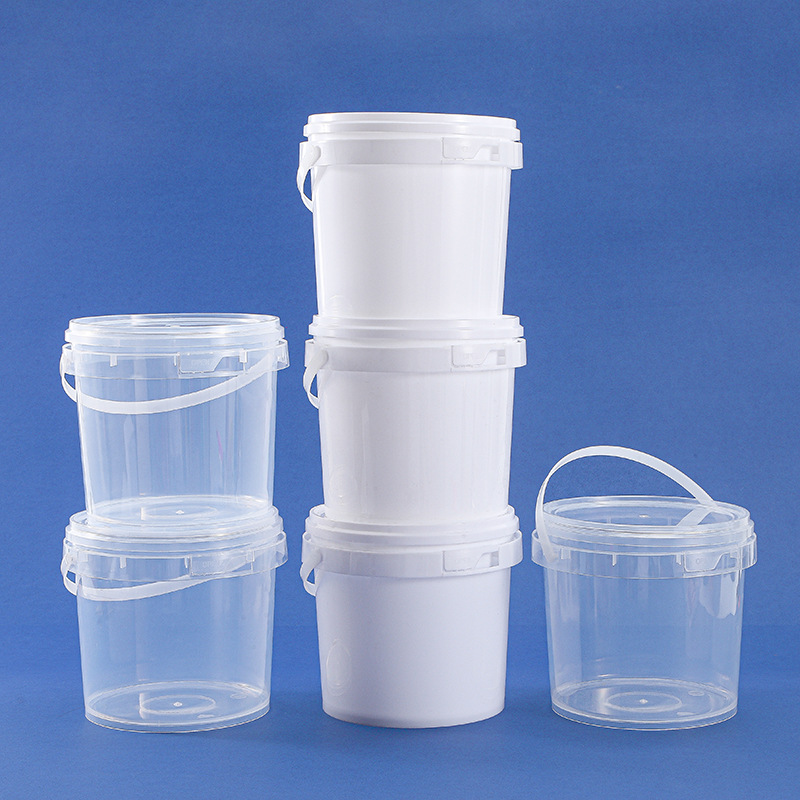 加厚1.5升-5升小龙虾打包盒一次性圆形海鲜串串香火锅外卖打包桶