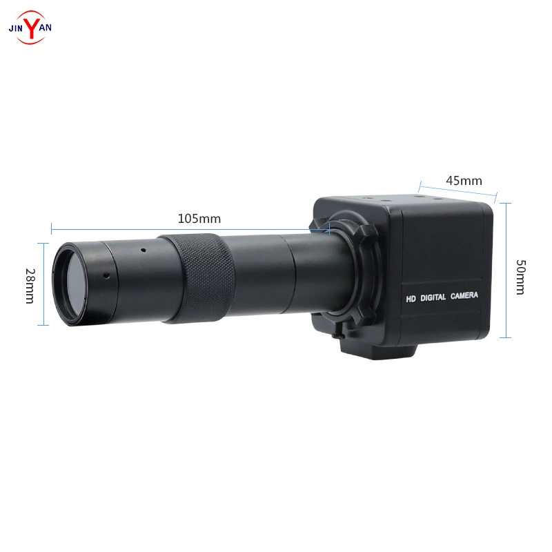 High speed CCTV camera, microscope, magnifying glass, laptop