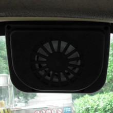0.3W太阳能汽车换气扇 排风扇汽车排气扇停车降温器散热器车腮