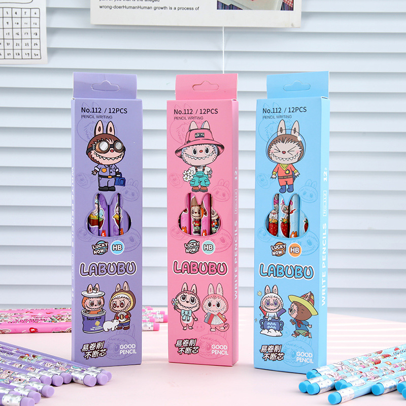 Caja única de lápices de tela 112 (12 juegos)