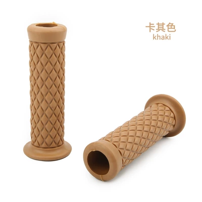 car handle off-road vehicle throttle | Motorcycle Safety Supplies - ling-shaped-retro-handle-glue-with-holes-khaki