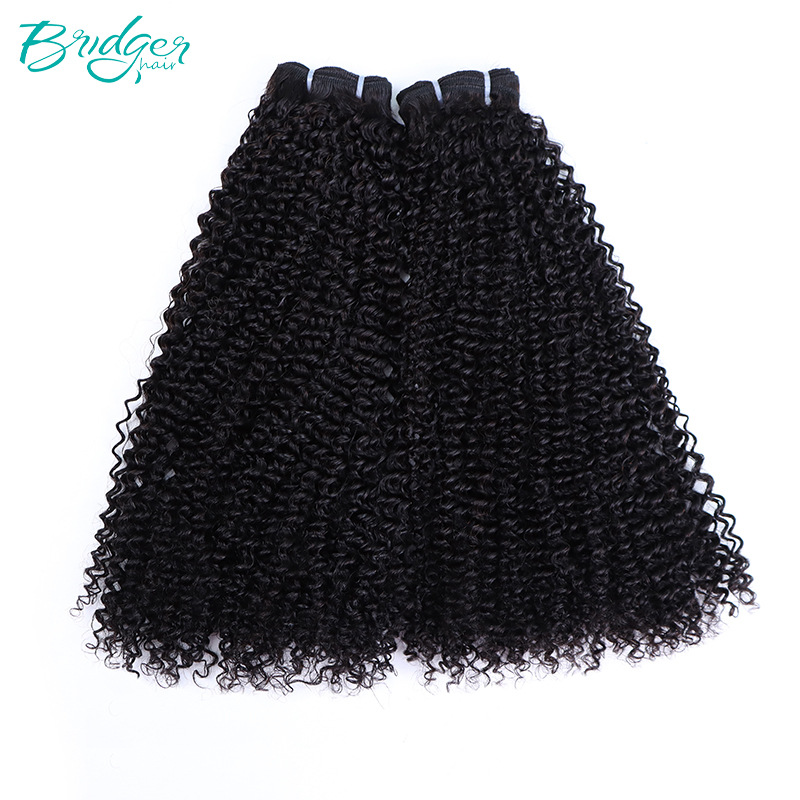 Echte Menschenhaar Afro Locken Perücke Natürliche Farbe Glatt_voghion.com