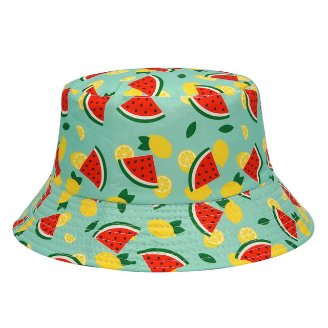 Sombrero de Sol de verano Sombrero de cubo de pato amarillo reversible para hombres