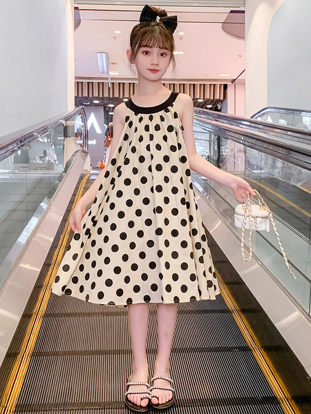 Summer cool cotton Japanese cute retro dress for students