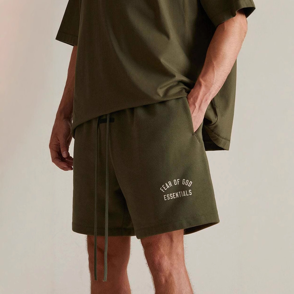 2024fw pantalones cortos impresos essentiales Cross - Border shorts