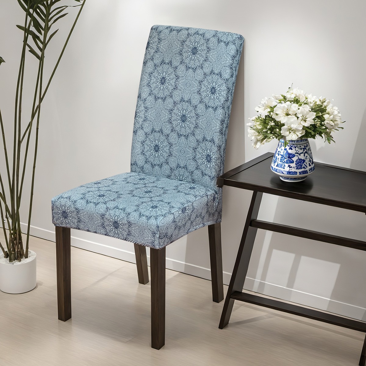 Funda de silla elástica con estampado de seda de leche transfronteriza de Amazon Exportación de Ebay Funda de silla universal todo incluido de gran venta en Europa y América