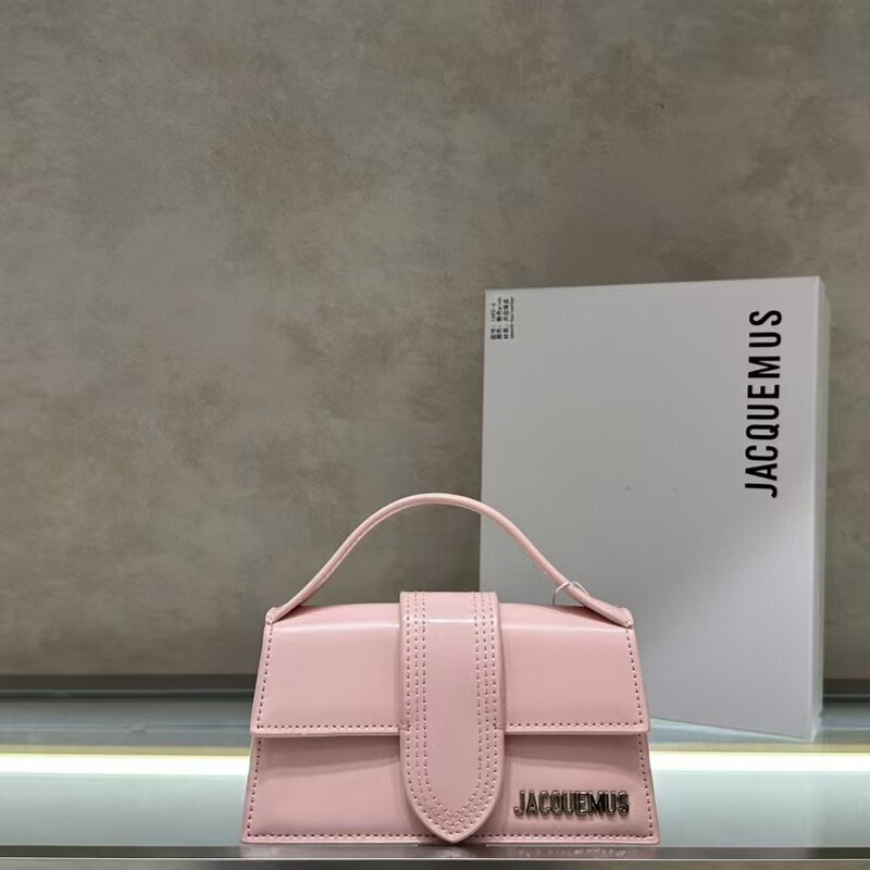 French Jacquemus Niche Design One-Shoulder Cross-Body Satchel Flip-Top High-Quality Small Bag Baguette Bag for Women