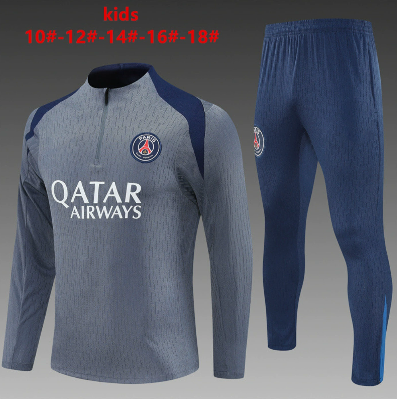 Бразильская тренировочная спортивная экипировка Barcelona Arsenal Tottenham Napoli Feyenoord AC детская с длинным рукавом костюм