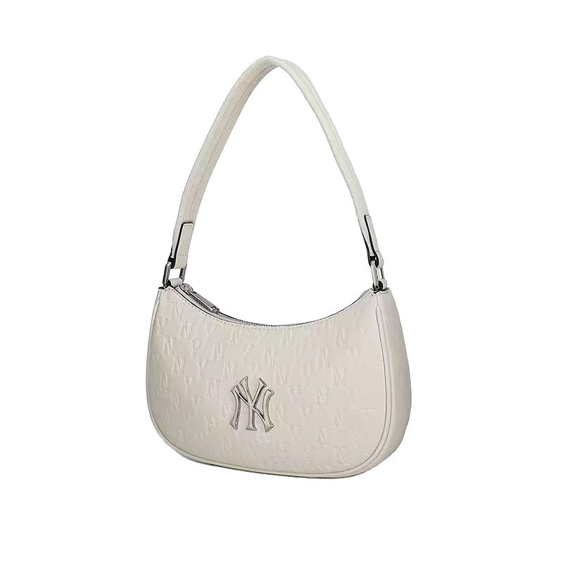 Korea MLB Underarm Bag 2025 New NY Embossed Fashion Versatile Shoulder Bag Luxury Handbag for Women - Thumbnail 5
