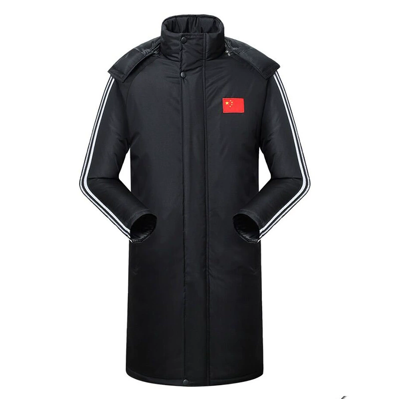 国家队运动棉衣男短款连帽加厚羽绒棉服体育生训练服儿童棉袄外套