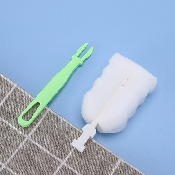 New sponge cleaning Cup brush removable thermos cup brush milk bottle washing Cup cleaning brush independent packaging