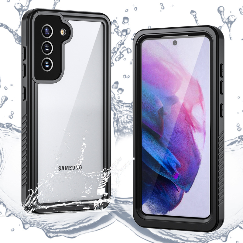 Red Pepper FS Anti-fall and Waterproof Shell Suitable for Galaxy Samsung S21FE Waterproof Shell Waterproof Mobile Phone Protective Cover
