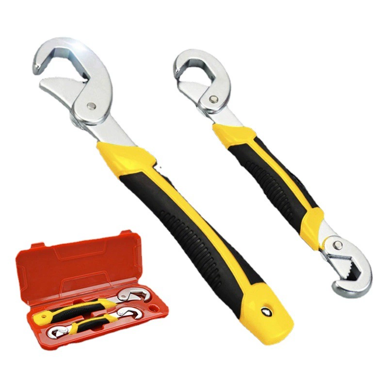 Набор регулируемых ключей Arrizo, разводной ключ, многофункциональный трубный ключ, самозатягивающийся, многофункциональный, быстрозажимной трубный ключ, кованый.