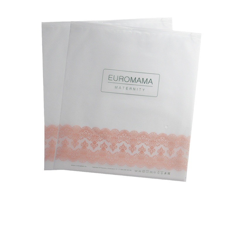 Customized Frosted Transparent Clothing Bags, Clothes and Towel Storage, Clothing Zipper Packaging Bags