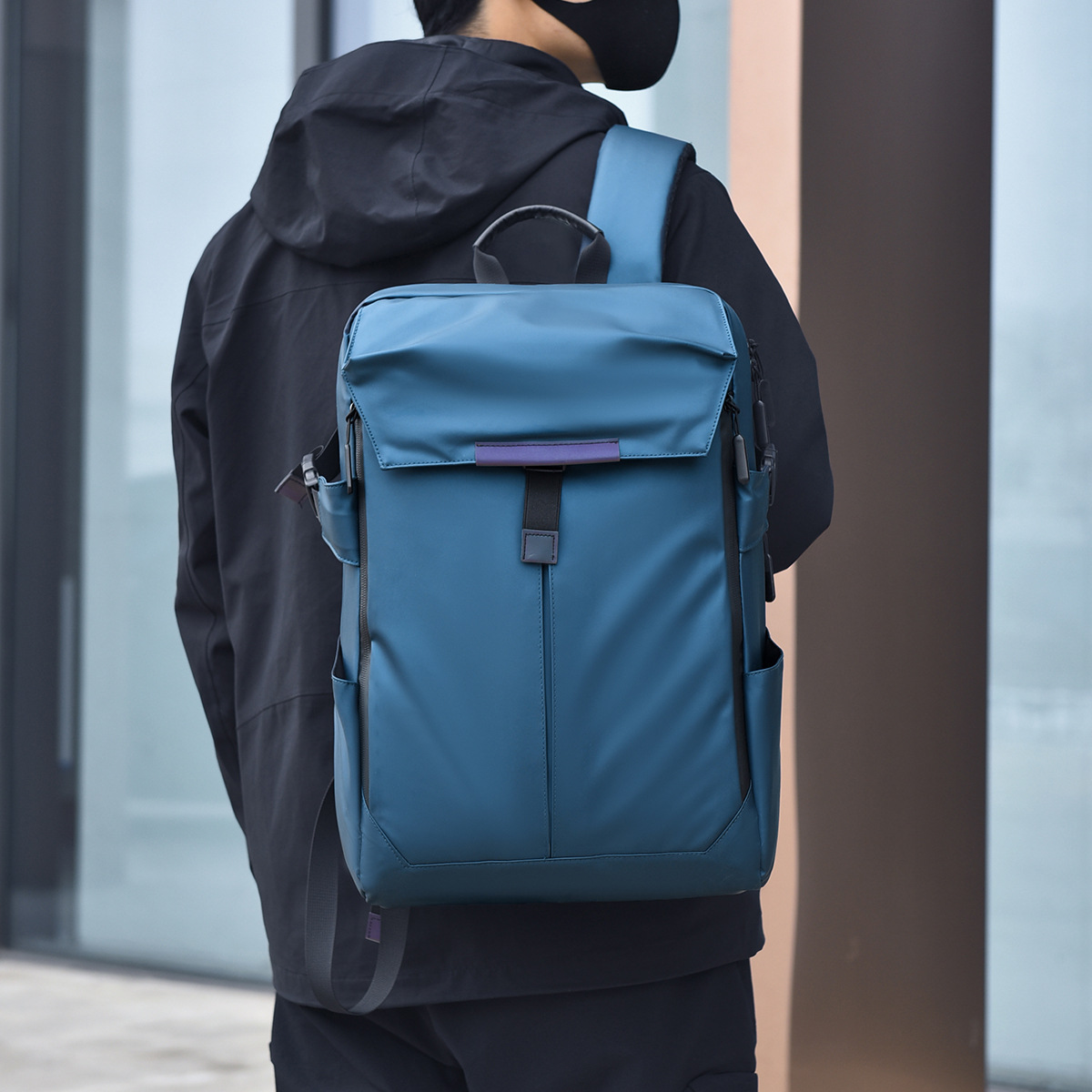 Mochila casual de los hombres 2024 nuevo viaje de gran capacidad bolsa de ordenador multifuncional casco de baloncesto mochila