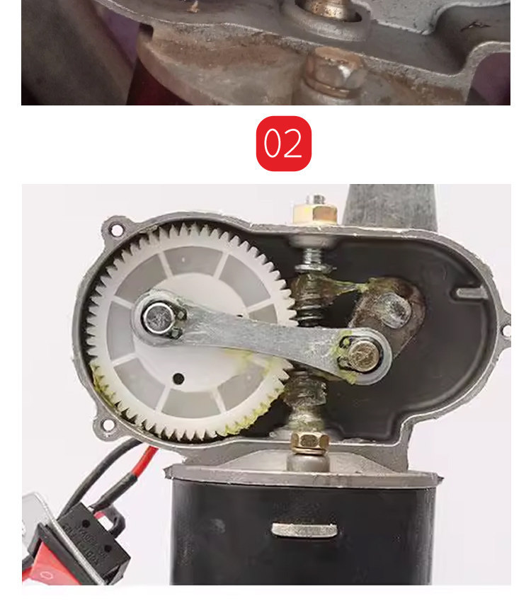 Electric Vehicle Plastic Gear Parts, Tricycle Wiper Gear, Wiper Motor Gear, 60-Tooth Wiper Gear