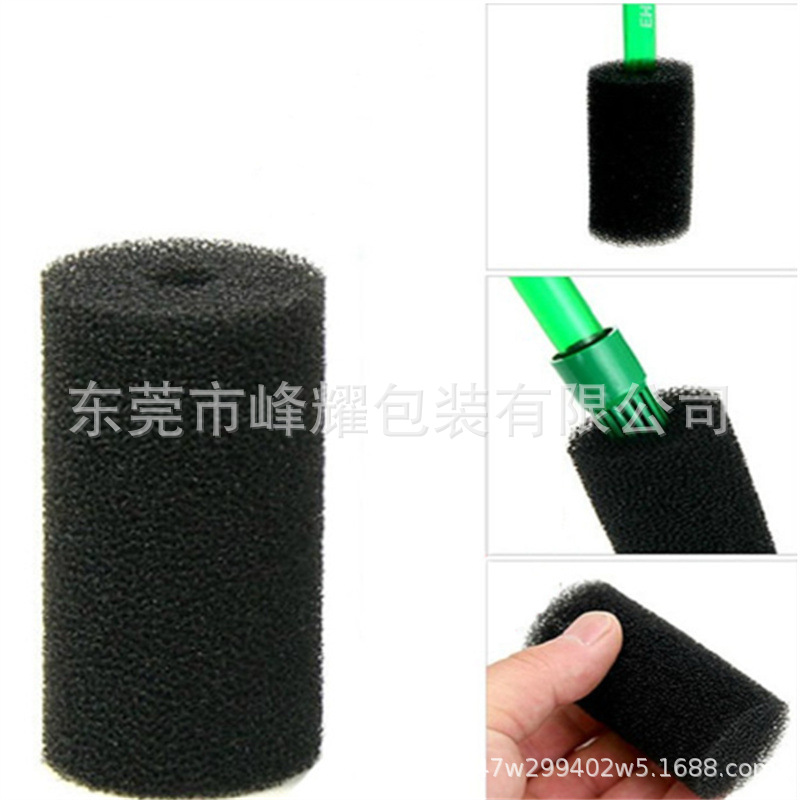 15mm户外鱼塘过滤杂质海绵块 25ppi泳池清洁排水孔替换泡棉芯
