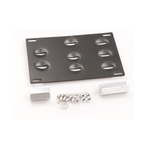 Cross-border hot selling universal adjustable trailer hook license plate frame personalized modified aluminum alloy license plate frame