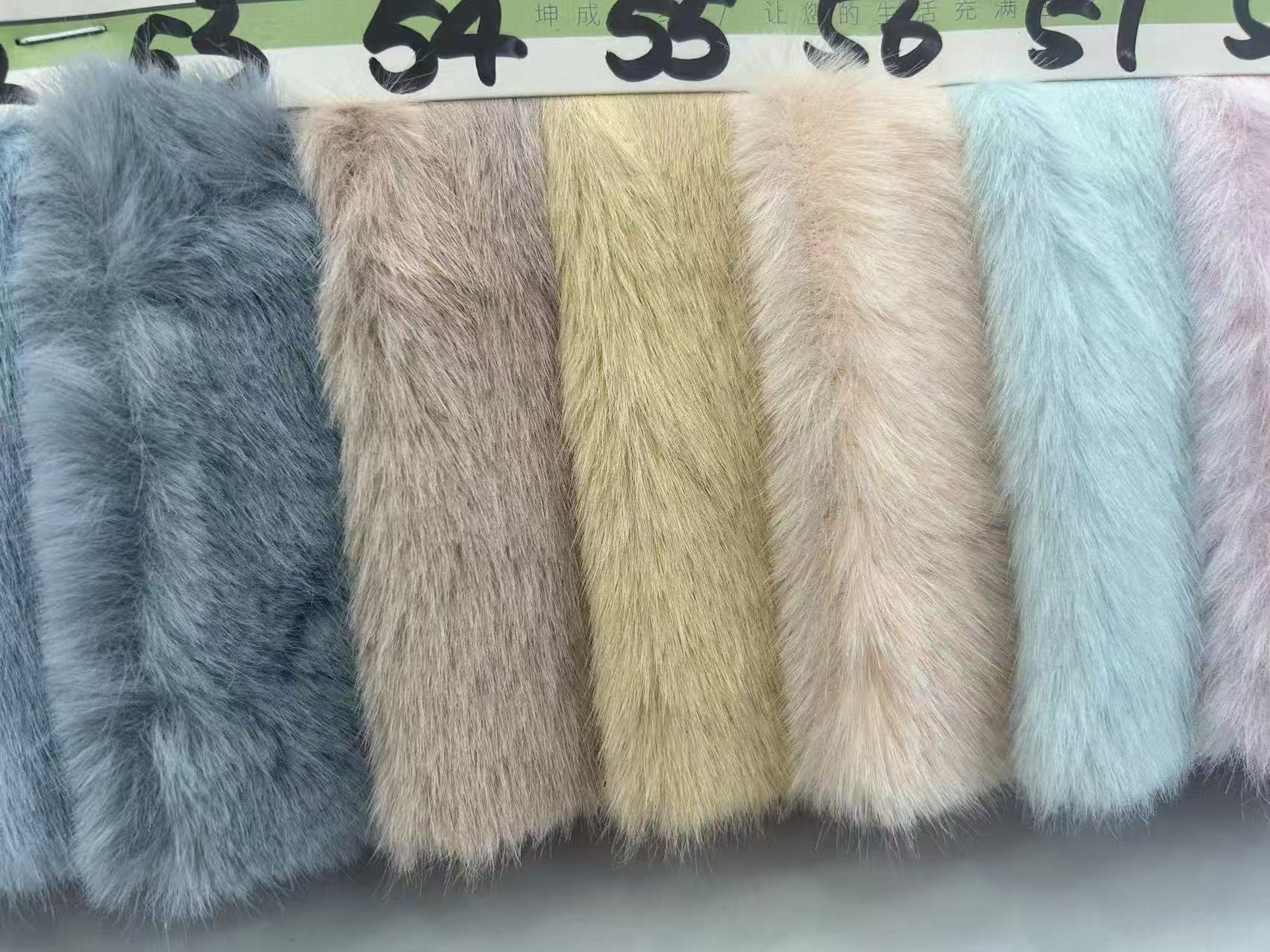 Terciopelo de visón encriptado de 800g, tela de terciopelo jade fox para zapatos, bufandas, alfombras, ropa, fabricante de telas de pelo alto y bajo