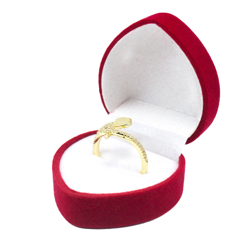 Rojo melocotón pequeño de alta gama por fuera y blanco por dentro; 48*43*35mm_1