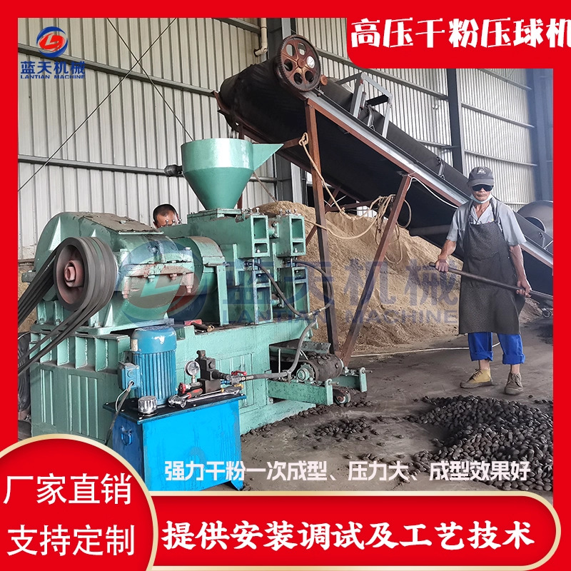 高压干粉压球机 冶炼渣铝硅锰金属粉末制球机 洗煤厂煤泥压球设备