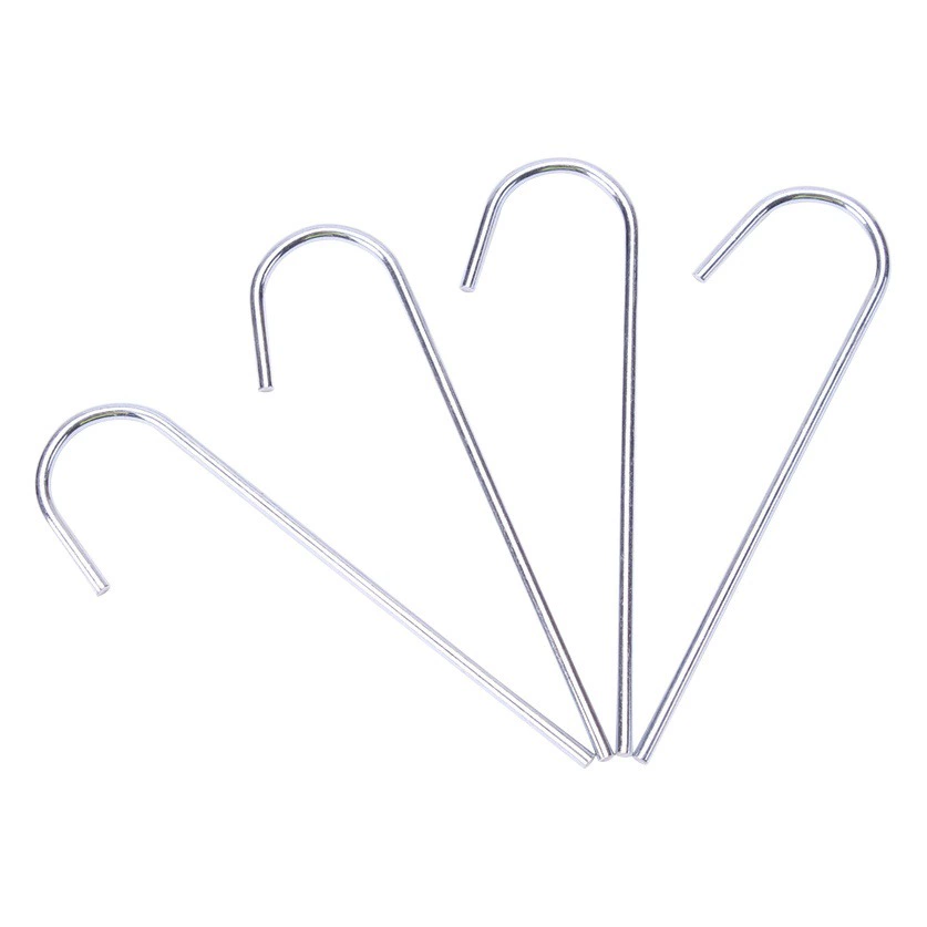 Полукруглый гвоздь для ловкости аксессуары для лестницы палатка Кемпинг фиксированный гвоздь Гальваника грунт гвоздь футбольная дверь фиксированные Аксессуары