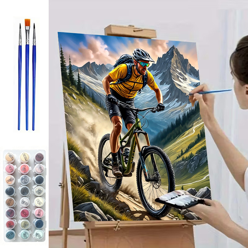 Ozon Miyazaki Jun pintura al óleo digital de verano DIY relleno manual de color curación con combinación de marcos interiores decoración de Sala de estar estilo INSI image 9