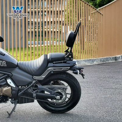 Motorcycle tail: Qianjiang flash 500s backrest modified