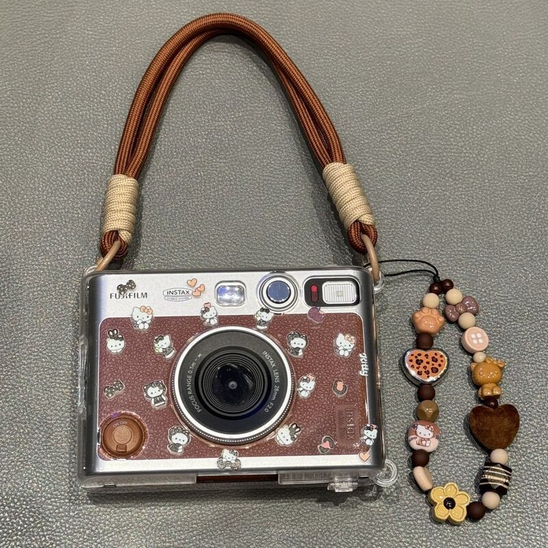 Suitable for Fuji Minievo Protective Case, Transparent Case Accessories, Shoulder Strap, Lanyard, Evo Crystal Case, Portable Chain