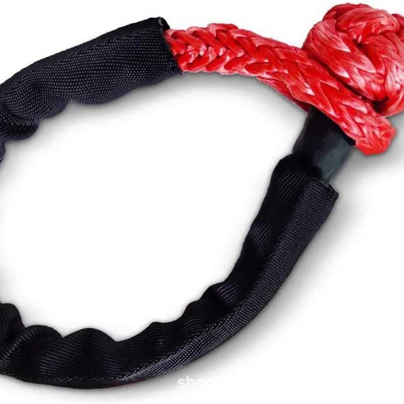 1/2跨境加强版55000lbs soft shackle 卸扣 软卸扣 疙瘩绳 拖车绳