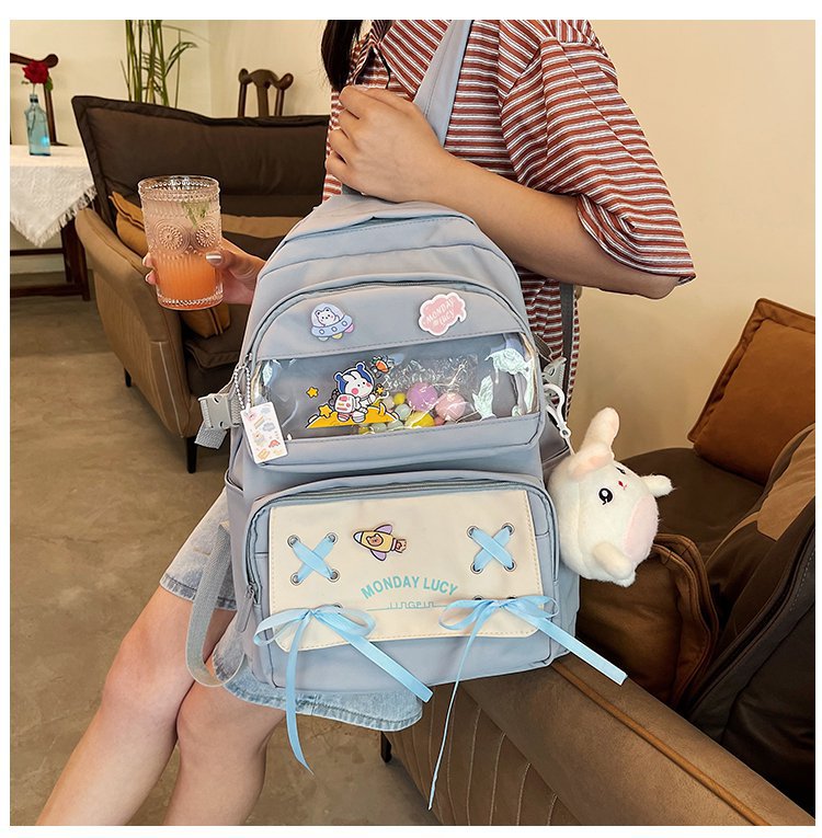 Wholesale Candy Color Rabbit Pendant Backpack Nihaojewelry display picture 11
