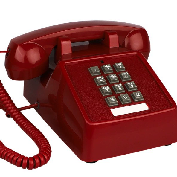 Старинный телефон кнопка классическая ретро машина металлическая механическая медная рингтон фиксированный канатный телефон американский
