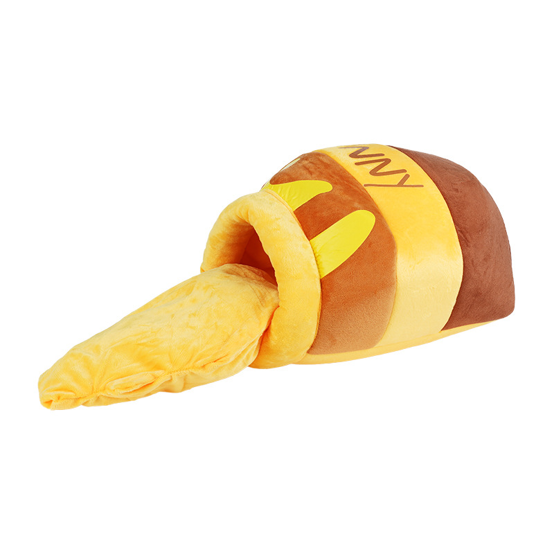 Tedora nido de abeja mascota relleno Pooh oso gato nido perro semi-cerrado Otoño e Invierno gato cama gato suministros