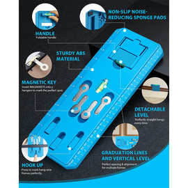 跨境新Picture Hanging Kit 图片悬挂套件带水平仪的图片悬挂工具